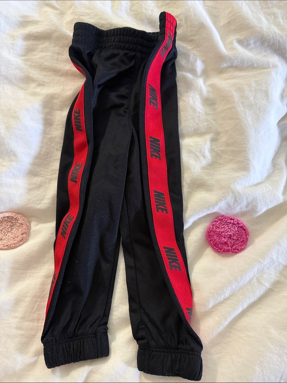 Nike Black and Red Kids Track Set - Picture 6 of 8